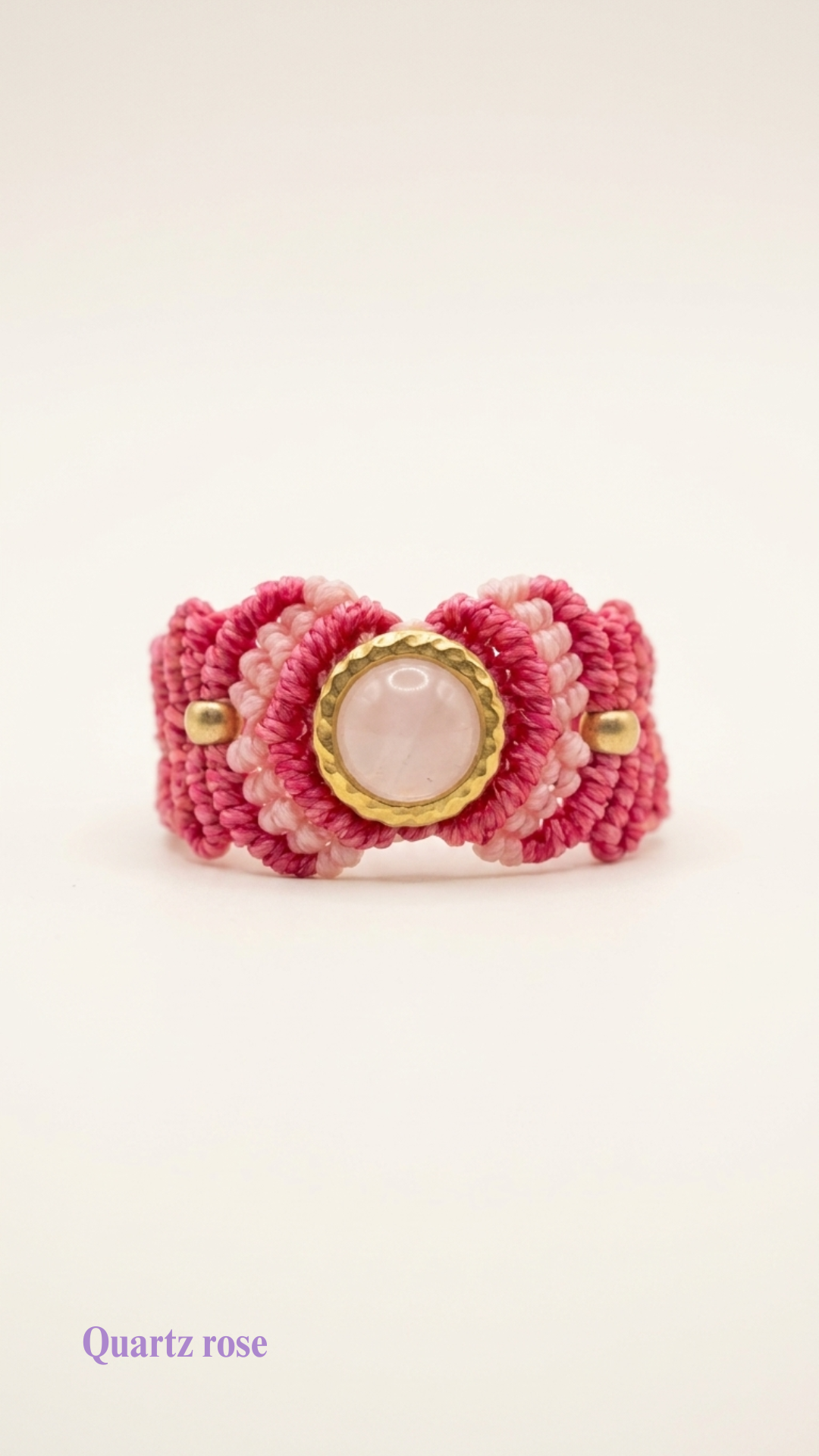La Majest' - Bague artisanale - Pierre sertie de laiton