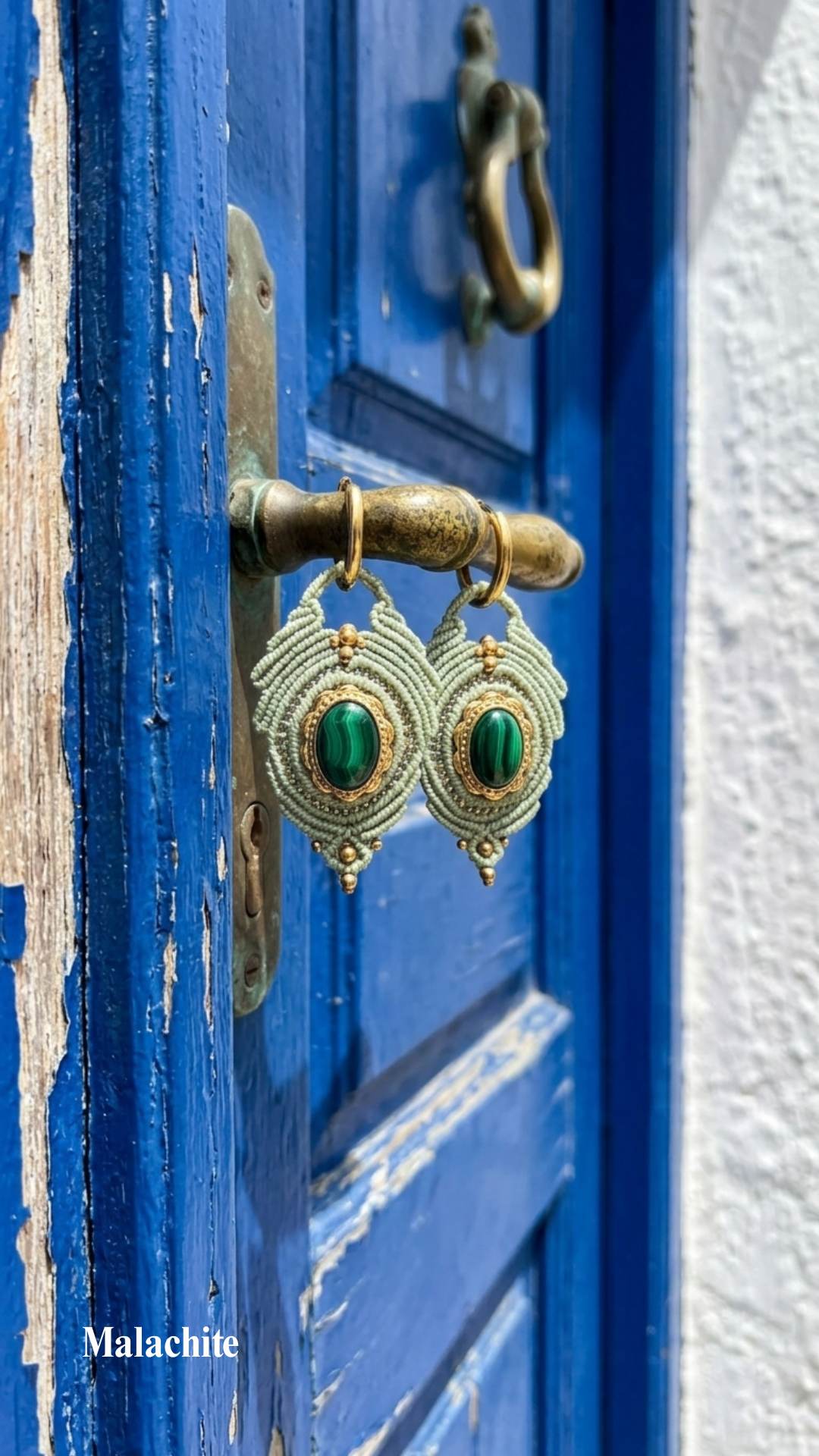 Les Flamenco - Boucles d'oreilles - Pierres serties de laiton