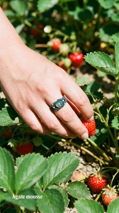 La Genèse - Bague artisanale - Pierre de 6mm