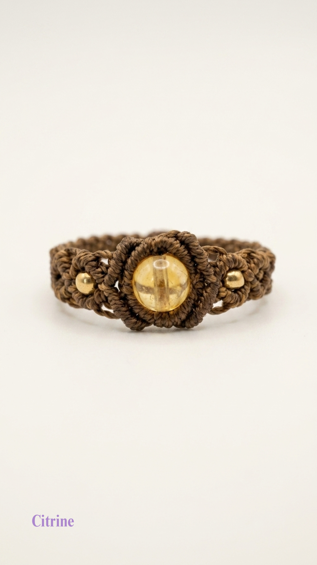 La Genèse - Bague artisanale - Pierre de 6mm