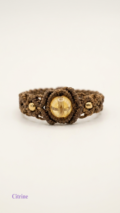 La Genèse - Bague artisanale - Pierre de 6mm