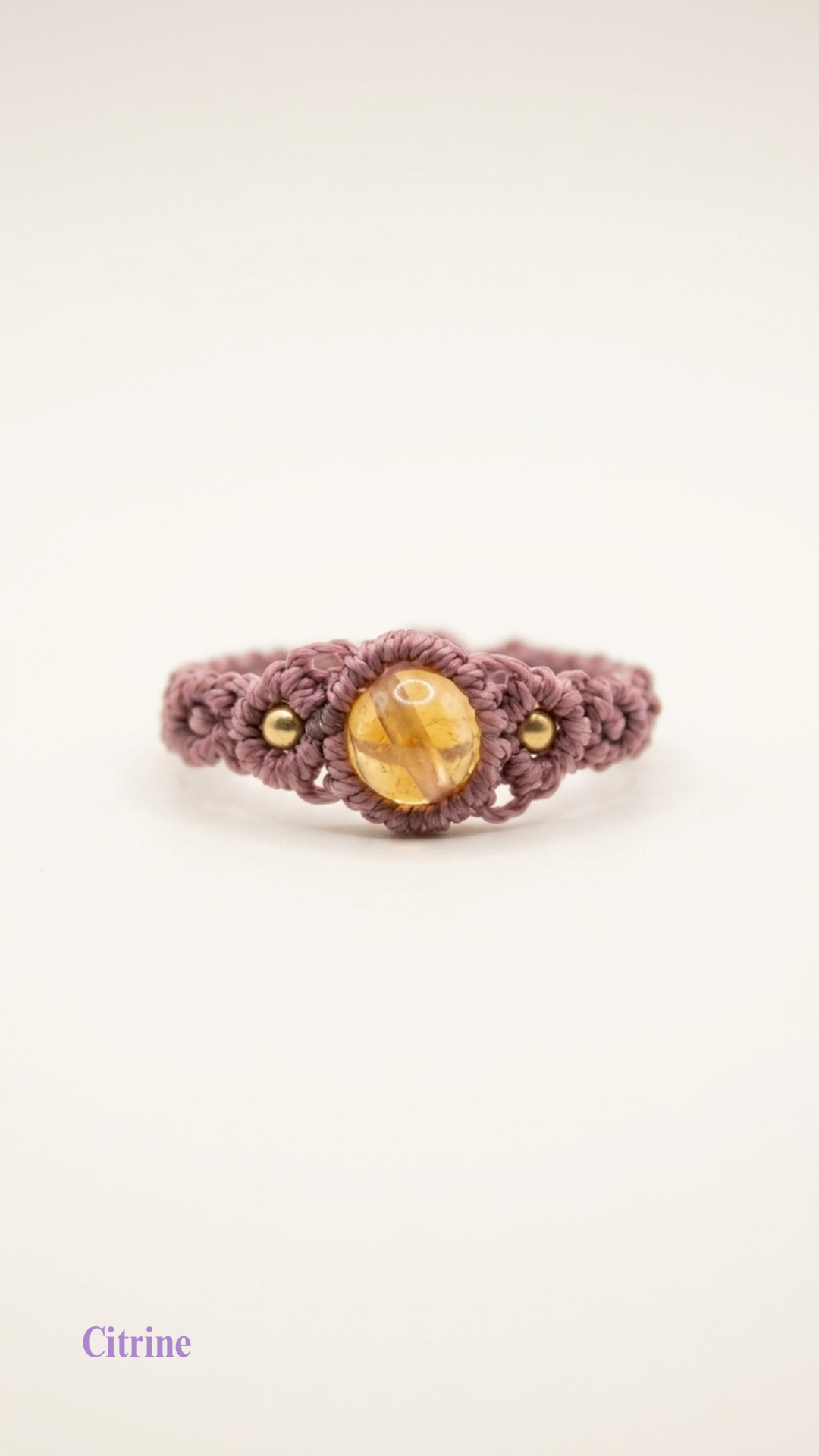 La Genèse - Bague artisanale - Pierre de 6mm