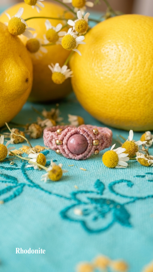 La Genèse - Bague artisanale - Pierre de 6mm