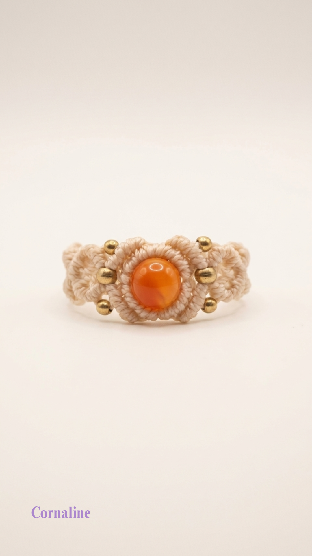 La Genèse - Bague artisanale - Pierre de 6mm