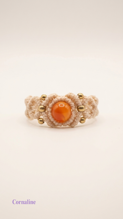 La Genèse - Bague artisanale - Pierre de 6mm