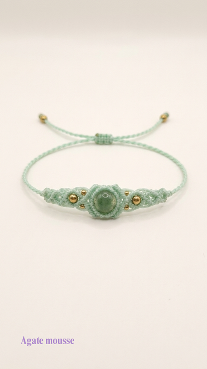 Le Pop's - Bracelet artisanal - Pierre de 6mm
