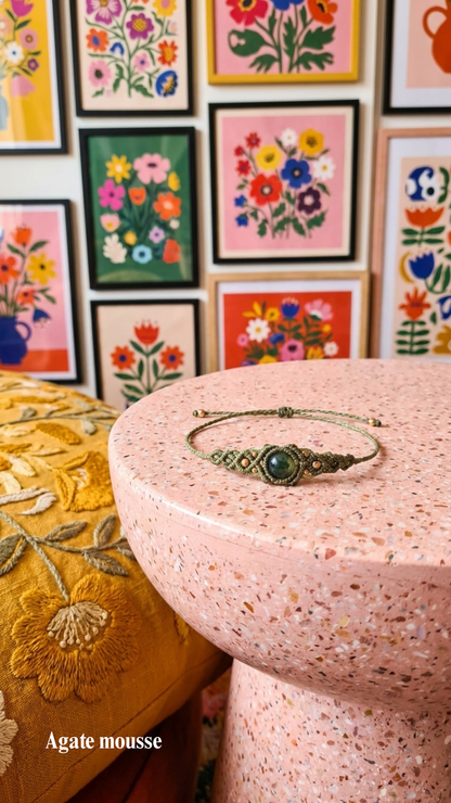 Le Pop's - Bracelet artisanal - Pierre de 6mm
