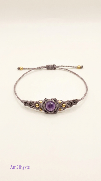 Le Pop's - Bracelet artisanal - Pierre de 6mm