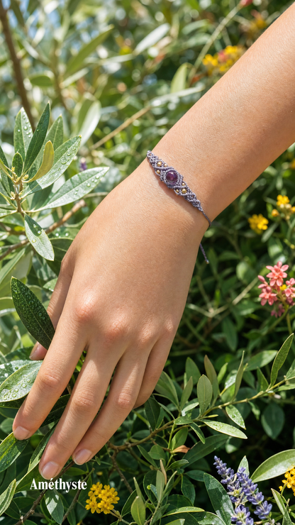 Le Pop's - Bracelet artisanal - Pierre de 6mm