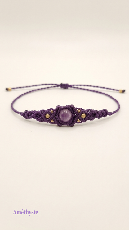 Le Pop's - Bracelet artisanal - Pierre de 6mm