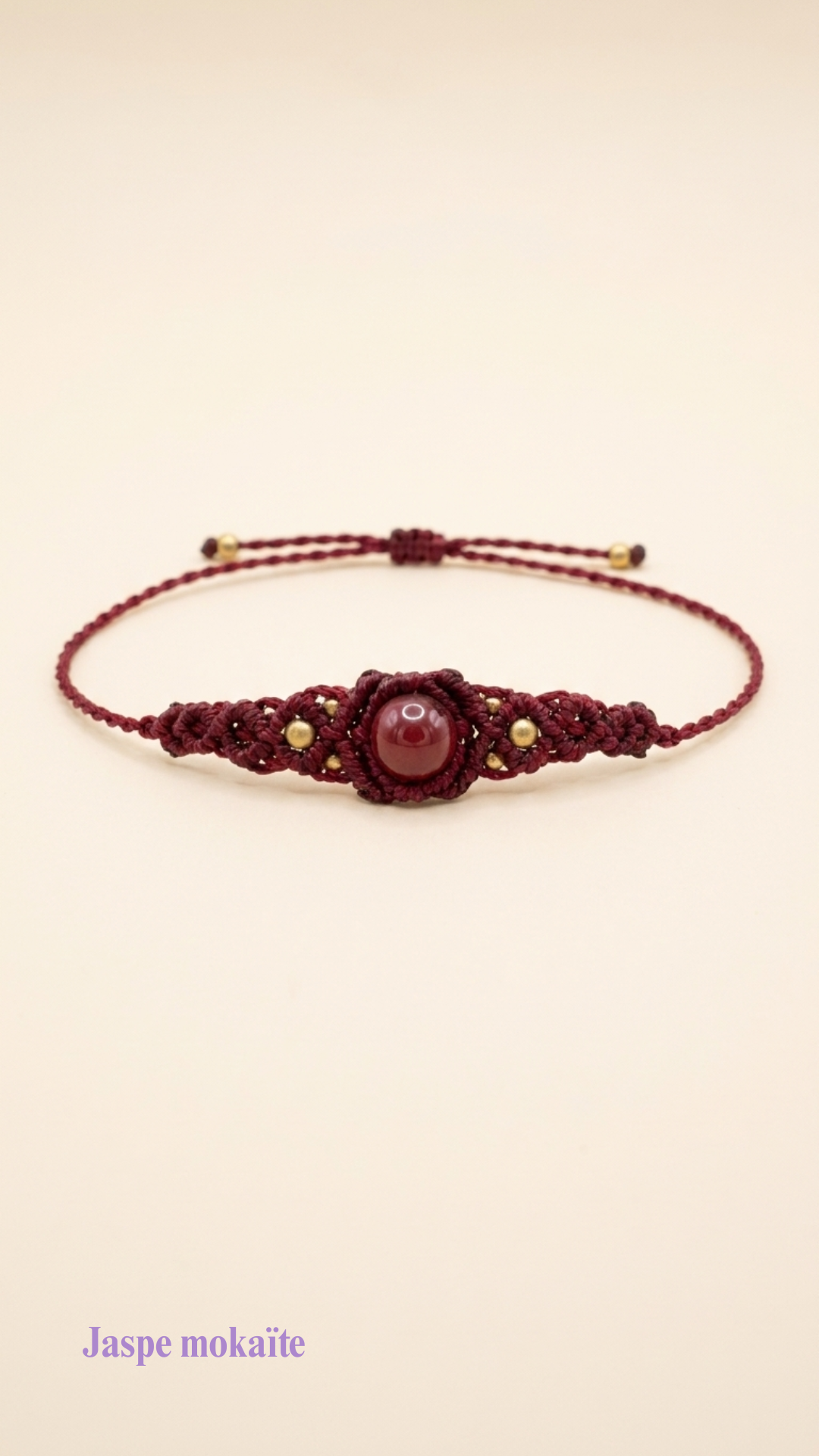 Le Pop's - Bracelet artisanal - Pierre de 6mm