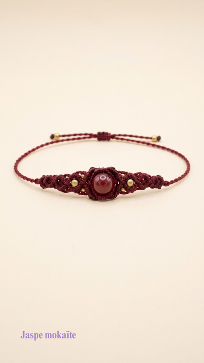 Le Pop's - Bracelet artisanal - Pierre de 6mm