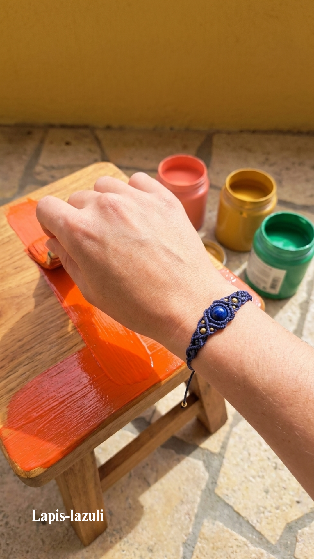 Le Pop's - Bracelet artisanal - Pierre de 6mm