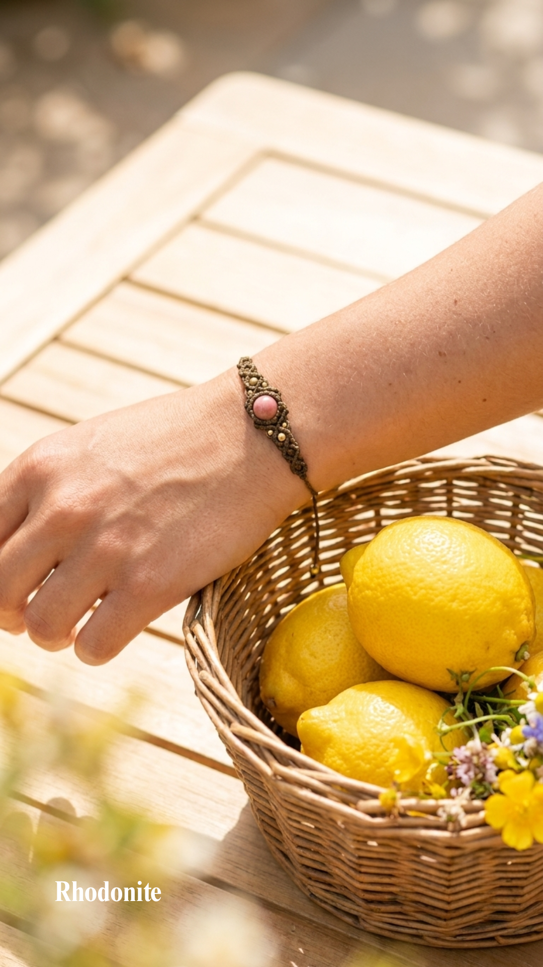 Le Pop's - Bracelet artisanal - Pierre de 6mm