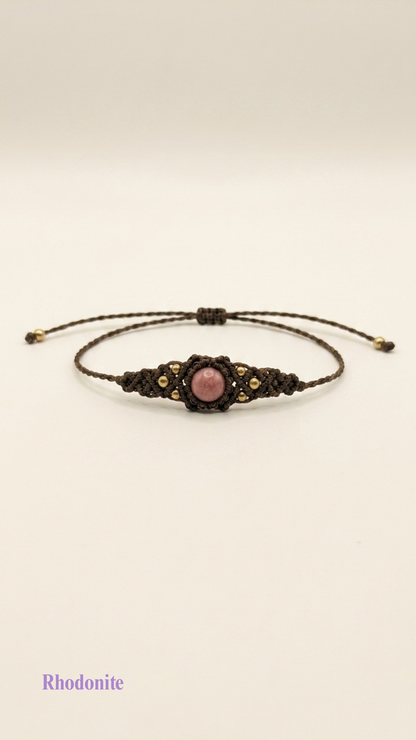 Le Pop's - Bracelet artisanal - Pierre de 6mm