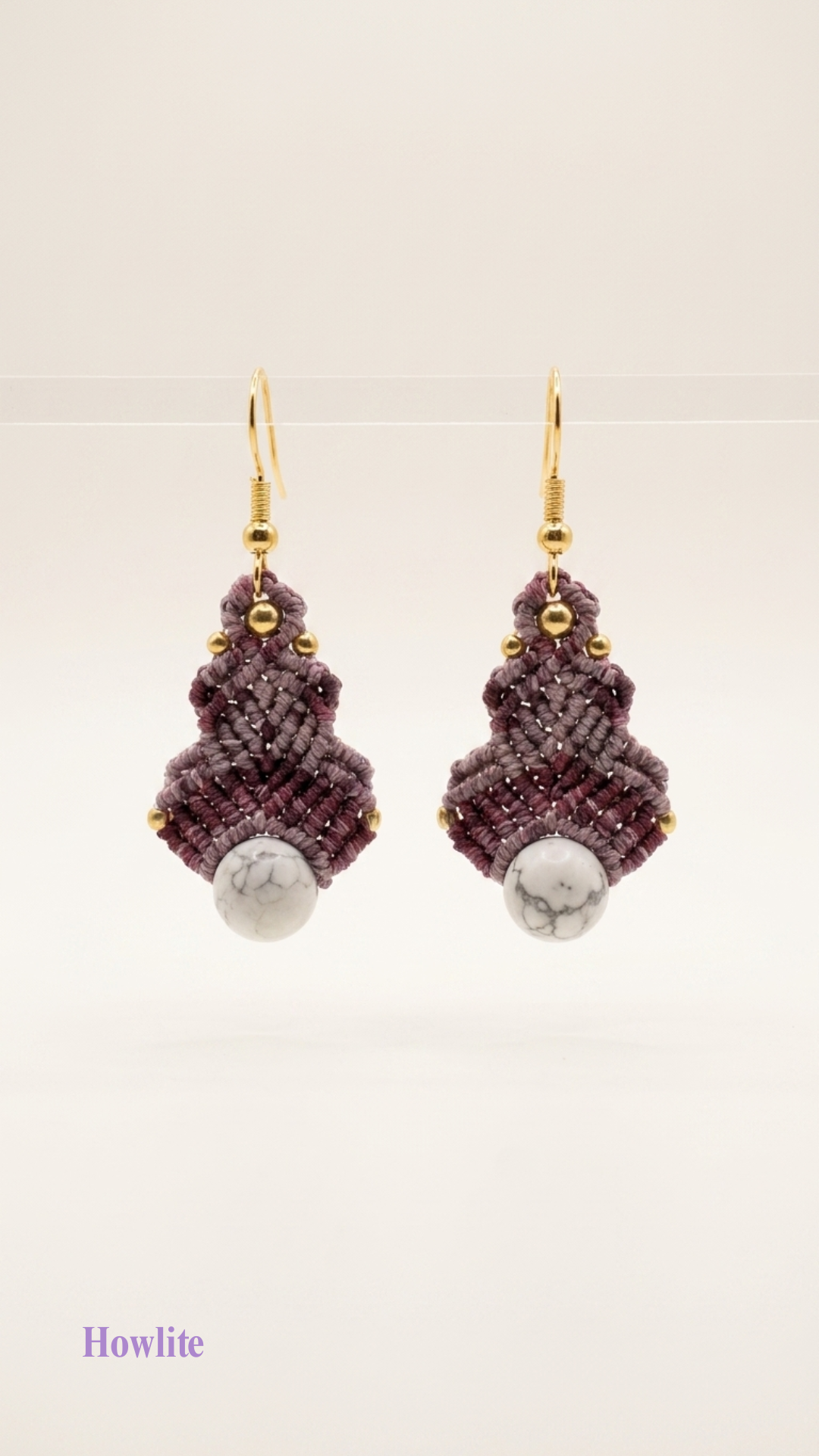 Les Vénus - Boucles d'oreilles artisanales - Pierres de 8mm