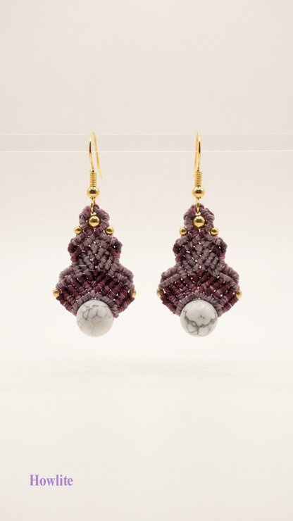 Les Vénus - Boucles d'oreilles artisanales - Pierres de 8mm
