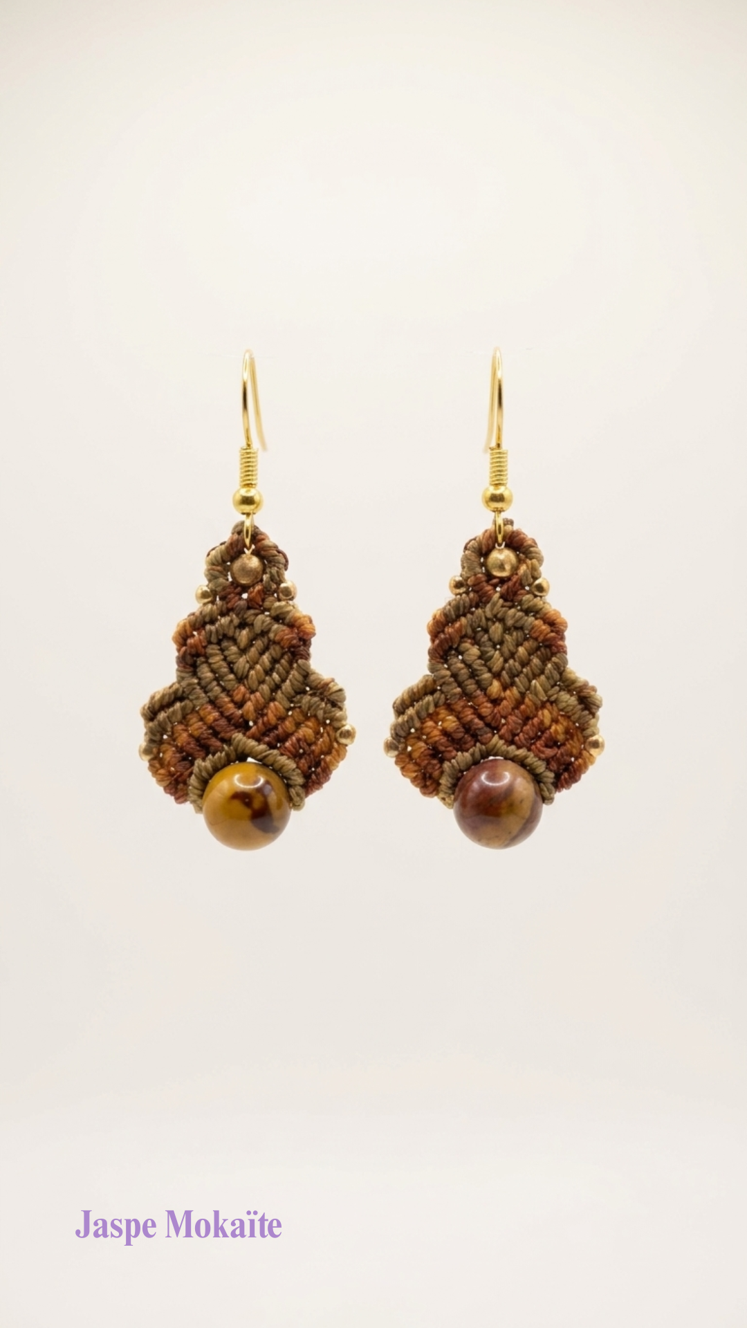 Les Vénus - Boucles d'oreilles artisanales - Pierres de 8mm