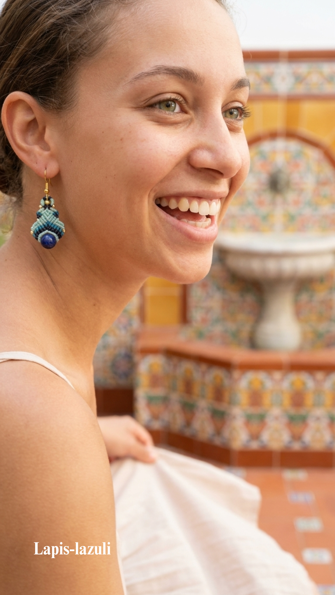 Les Vénus - Boucles d'oreilles artisanales - Pierres de 8mm